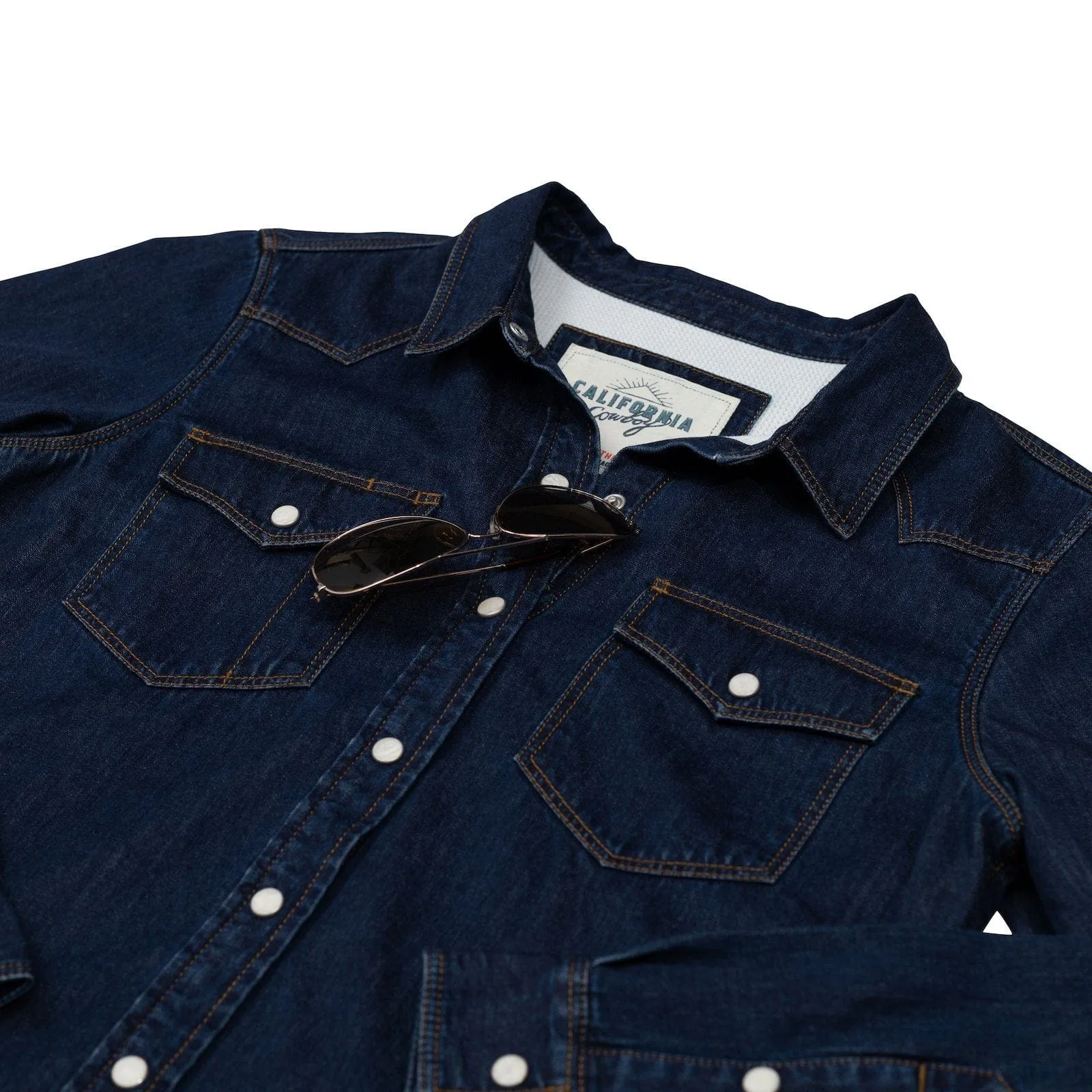 Womens Western High Sierra Shirt - Sea Ranch Indigo