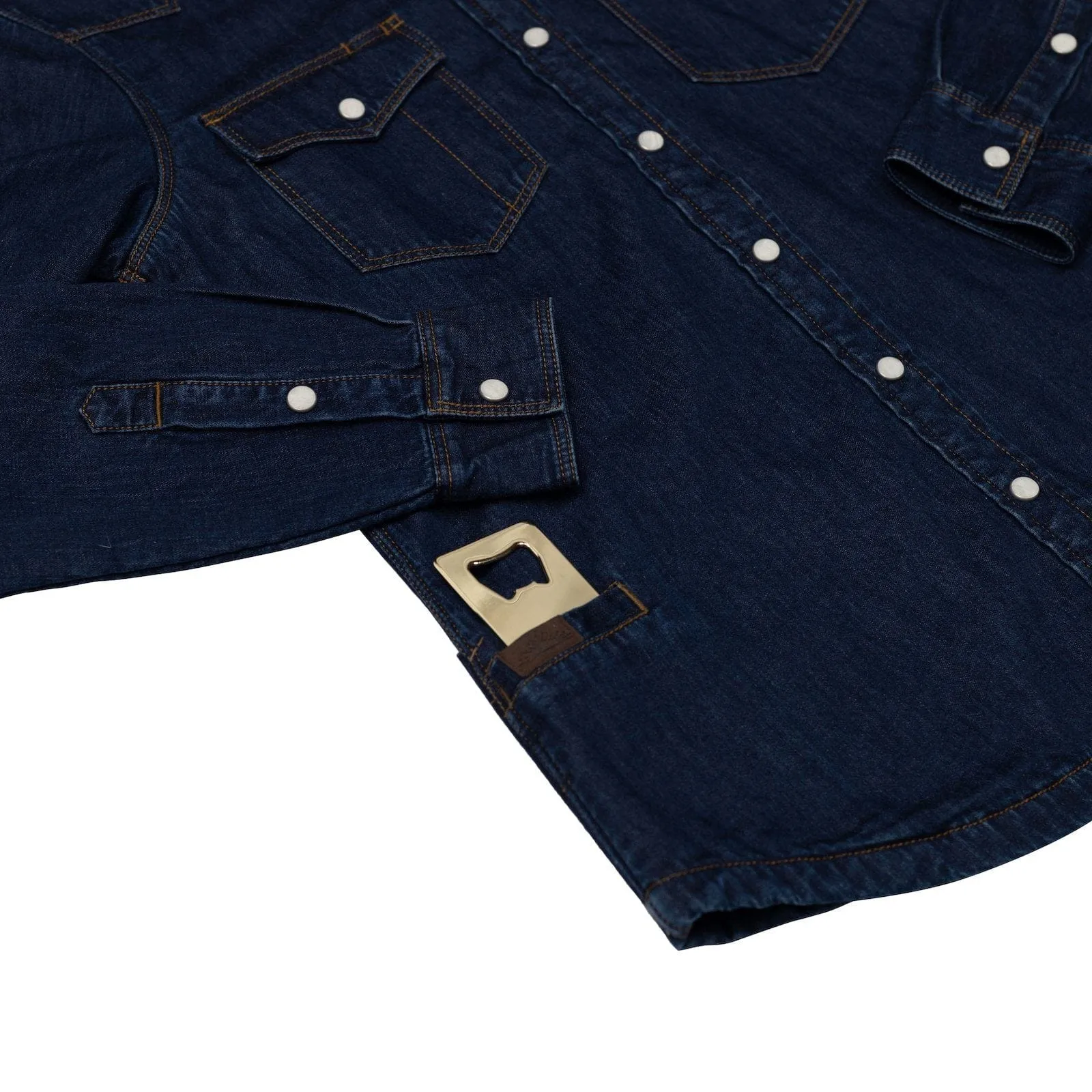 Womens Western High Sierra Shirt - Sea Ranch Indigo