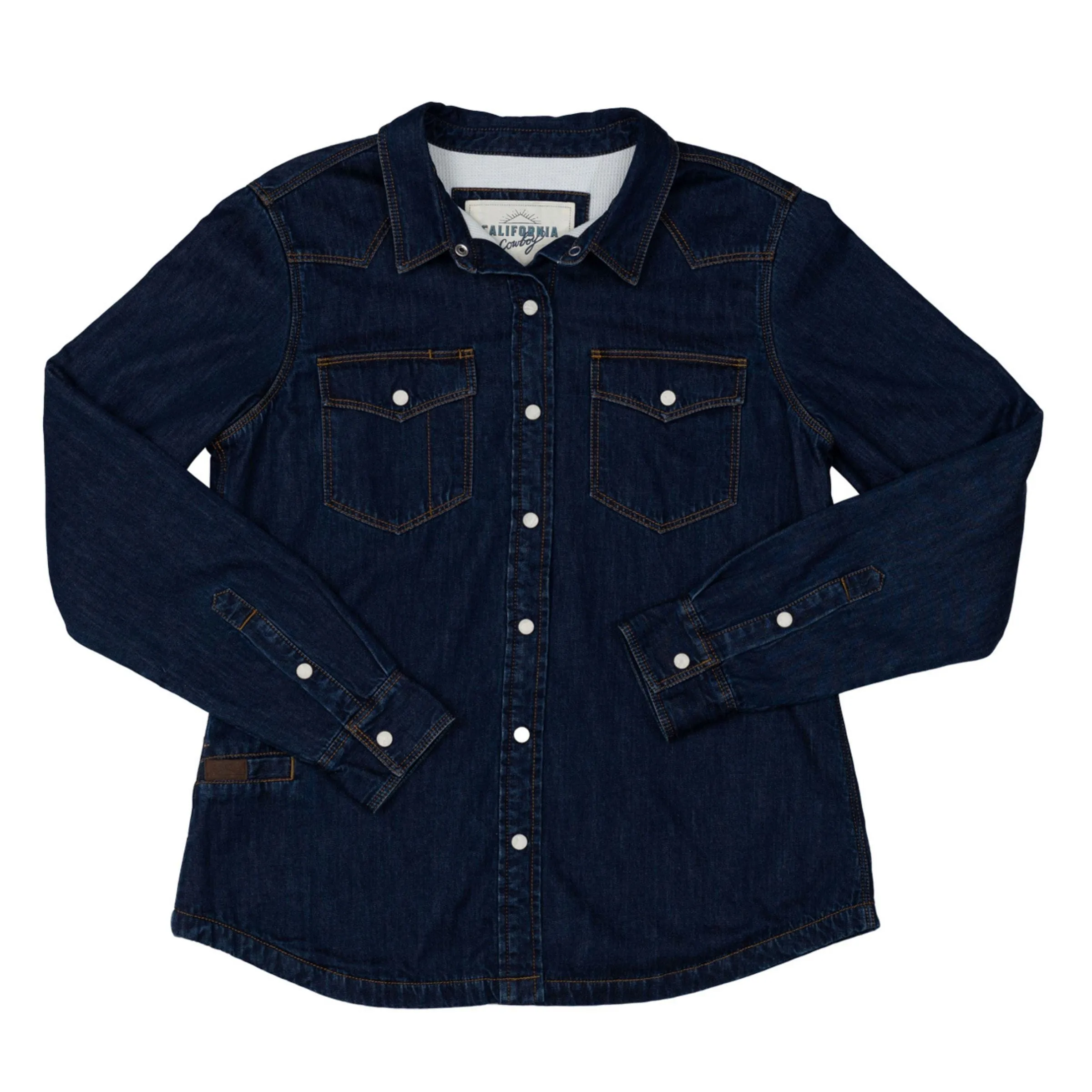 Womens Western High Sierra Shirt - Sea Ranch Indigo