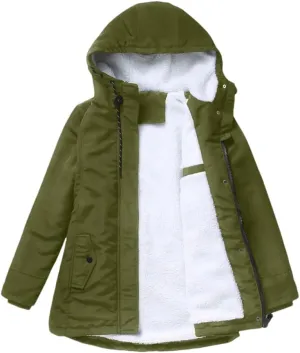 Women's Winter Jacket Parka Coat Female Cotton Coat Women Thickened Padded Women's Casual Hooded Jacket
