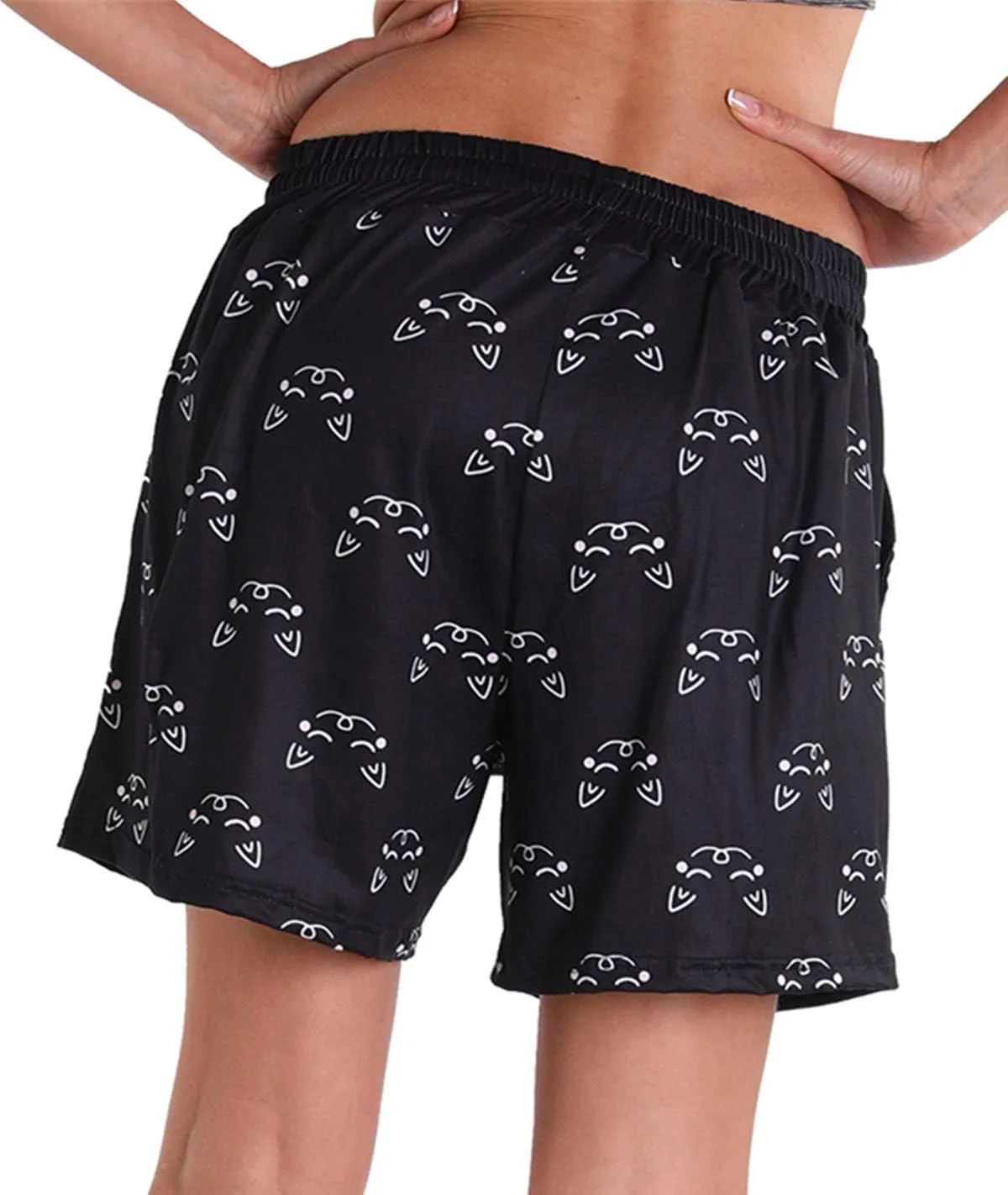 X-Image Women's Comfy Stretch Summer Beach Shorts Casual Pajama Shorts Yoga Short Pants with Elastic Drawstring & Pockets